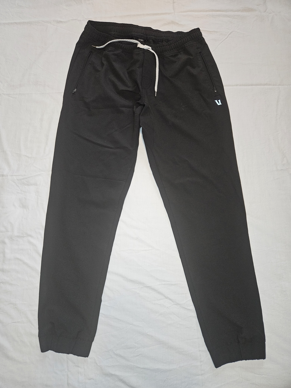 Vuori Men's Black Jogger Pants with Elastic Waist